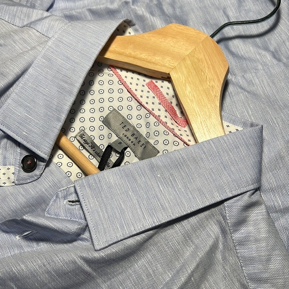 Ted Baker shirt linen blend size 6 - Picture 7 of 7